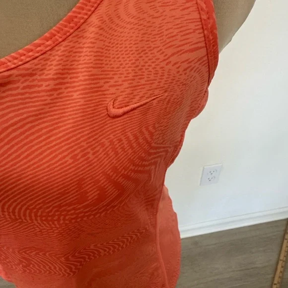 Nike Women's Vivid Orange Tank Top - Picture 4 of 6